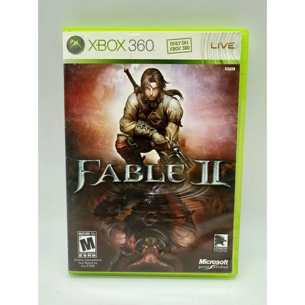 Fable 2 (Xbox 360, 2018)‎ Game And Case, No Manual Tested